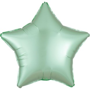 Фольгированный шар с гелием Звезда (фисташковый)