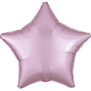 Фольгированный шар с гелием Звезда (розовый)