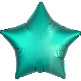 Фольгированный шар с гелием Звезда (зелёный)