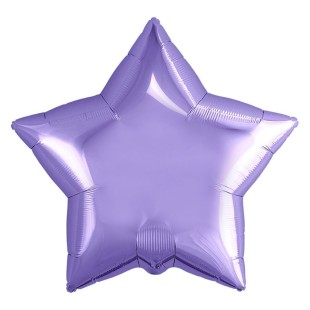Фольгированный шар с гелием Звезда (сиреневый)