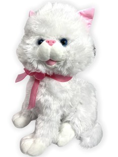 Кошечка Лили (белый, 55 см)