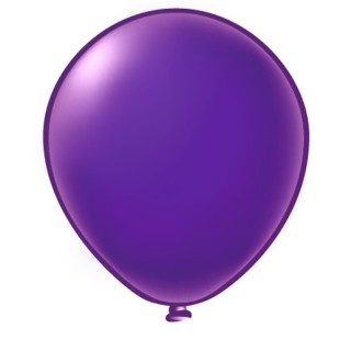 Шар латексный с гелием Круг (фиолетовый)