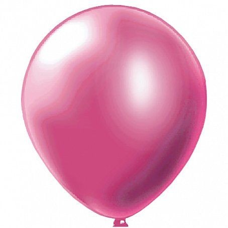 Шар латексный с гелием Круг (розовый)