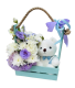 Корзинка с медвежонком