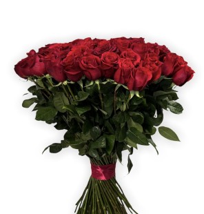 Букет из 101 красной розы (80см)
